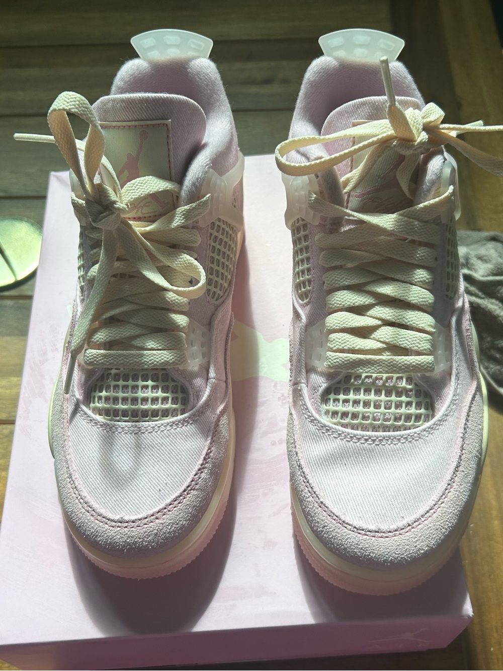 Jordan Women’s Pastel Pink Lace-Up Sneakers